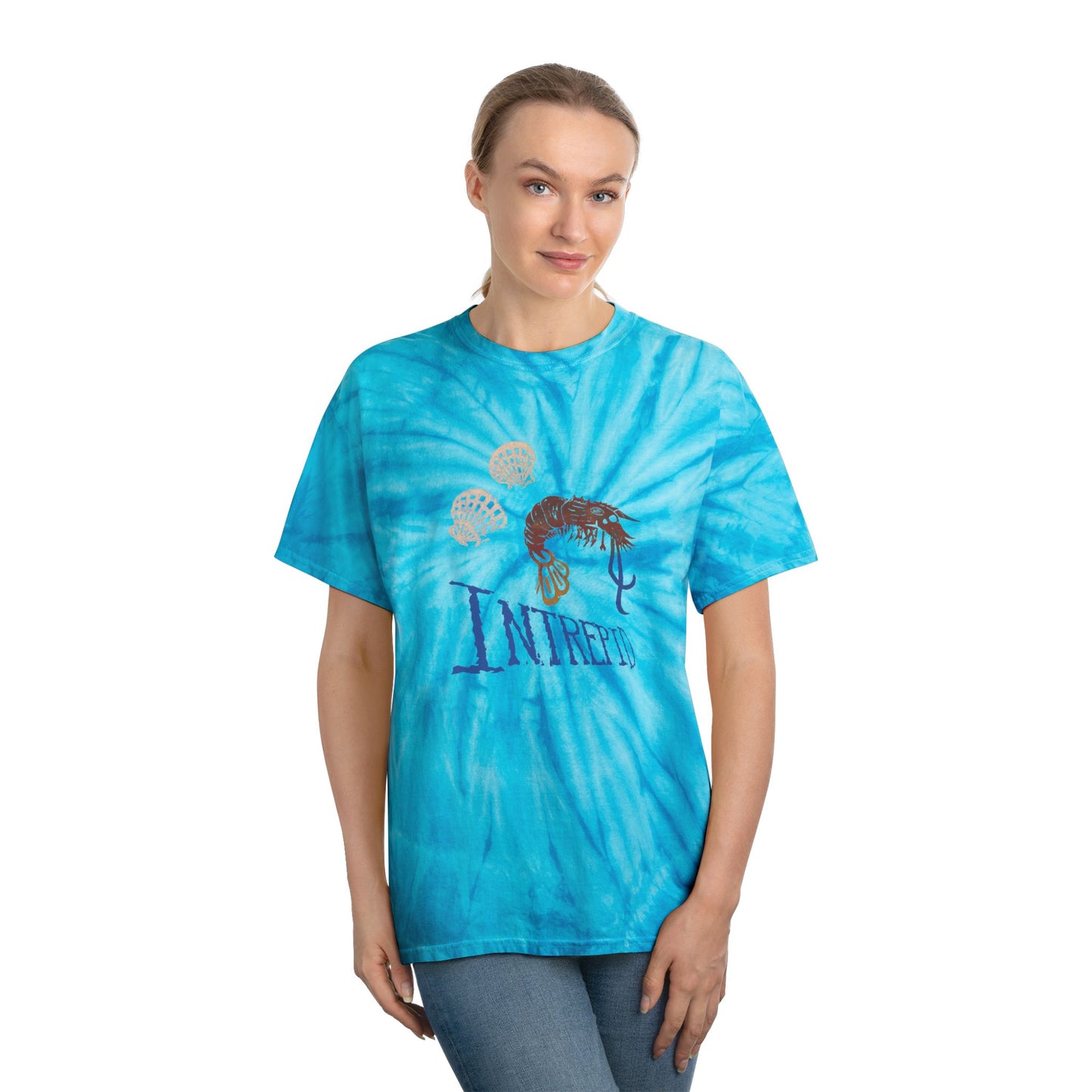 Shrimp Tie Dye Cyclone Tee