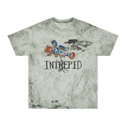 Mudskipper Tee. Intrepid Apparel. Color Blast Dye.