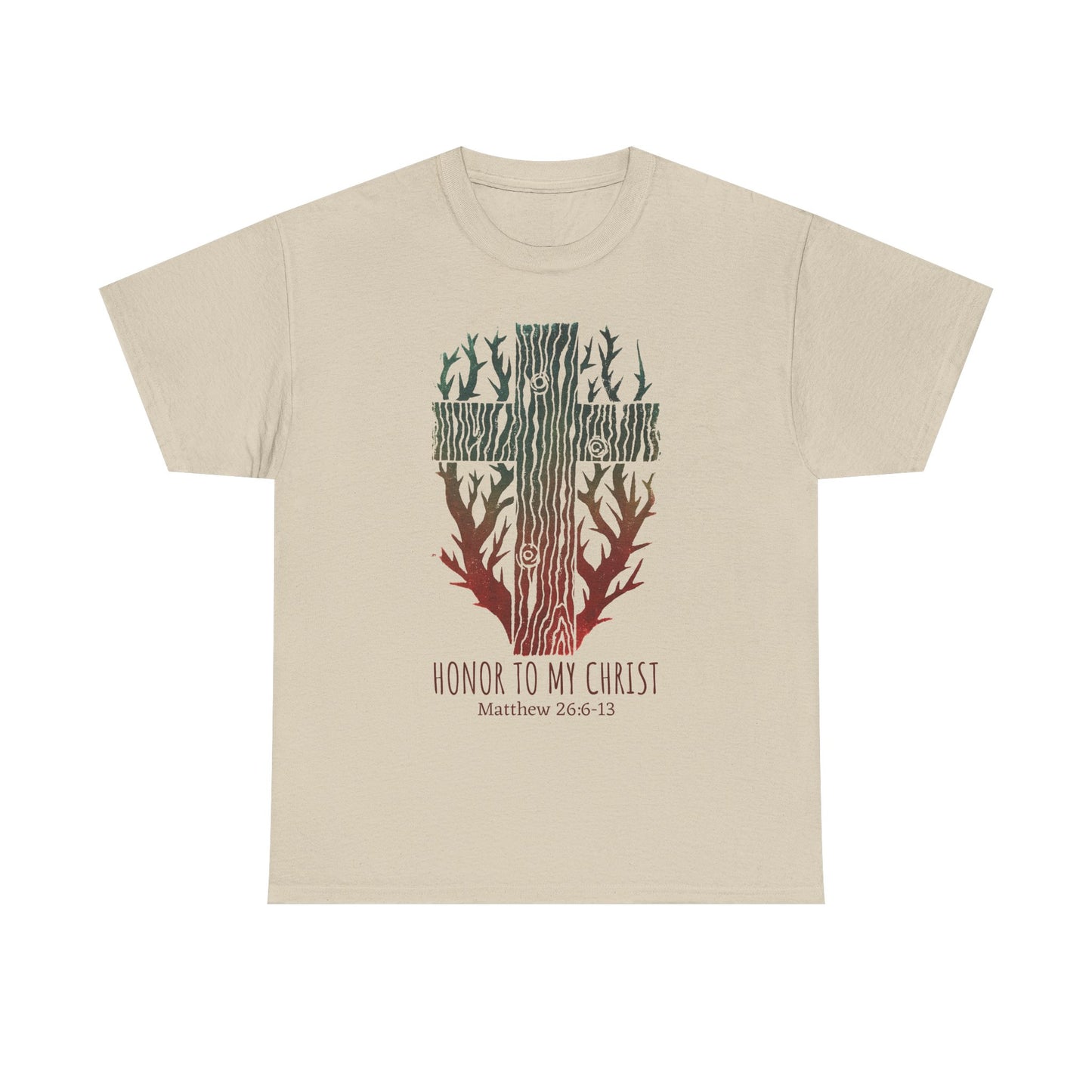 Cross with Myrrh Branches Tee